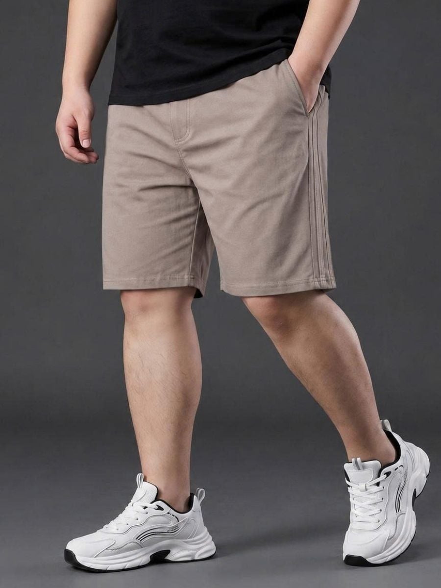 Quần Short Thun Nâu Big Size Nam - SN NAU
