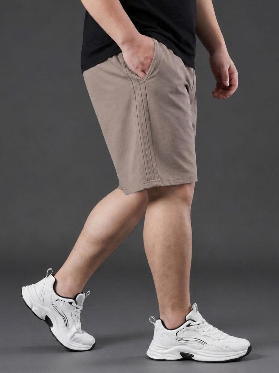 Quần Short Thun Nâu Big Size Nam - SN NAU
