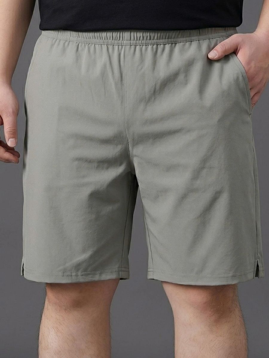 Quần Short Thun Nâu Big Size Nam - SN CHUN NAU