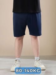 Quần Short Thun Xanh Trơn Big Size Nam