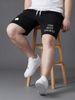 Quần Short Thun Đen Họa Tiết Big Size Nam