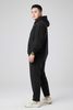 Set Bộ Nỉ Hoodie Đen Trơn Big Size Nam