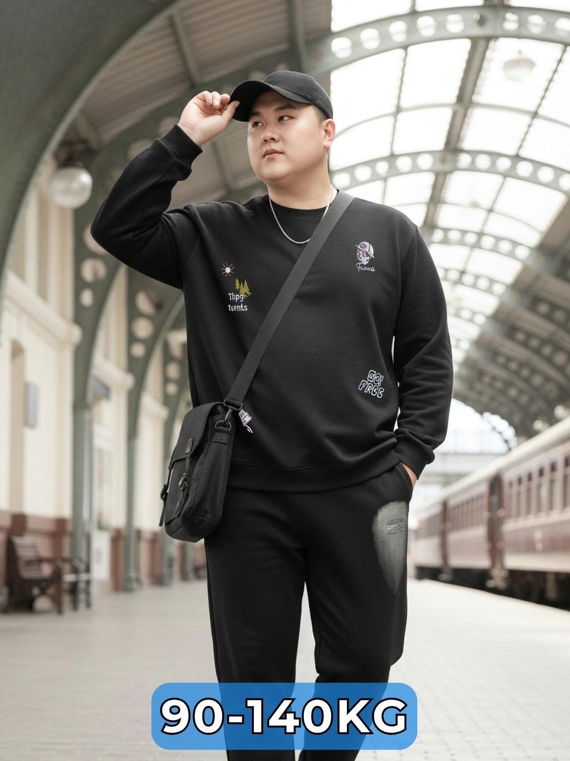 Set Bộ Nỉ Thêu Big Size Nam