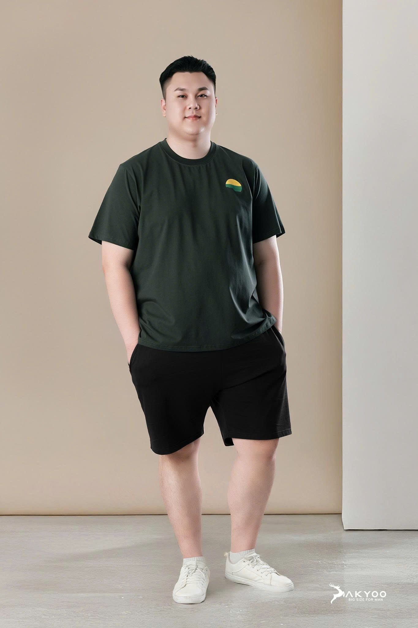 Áo Thun Xám D1 Big Size Nam