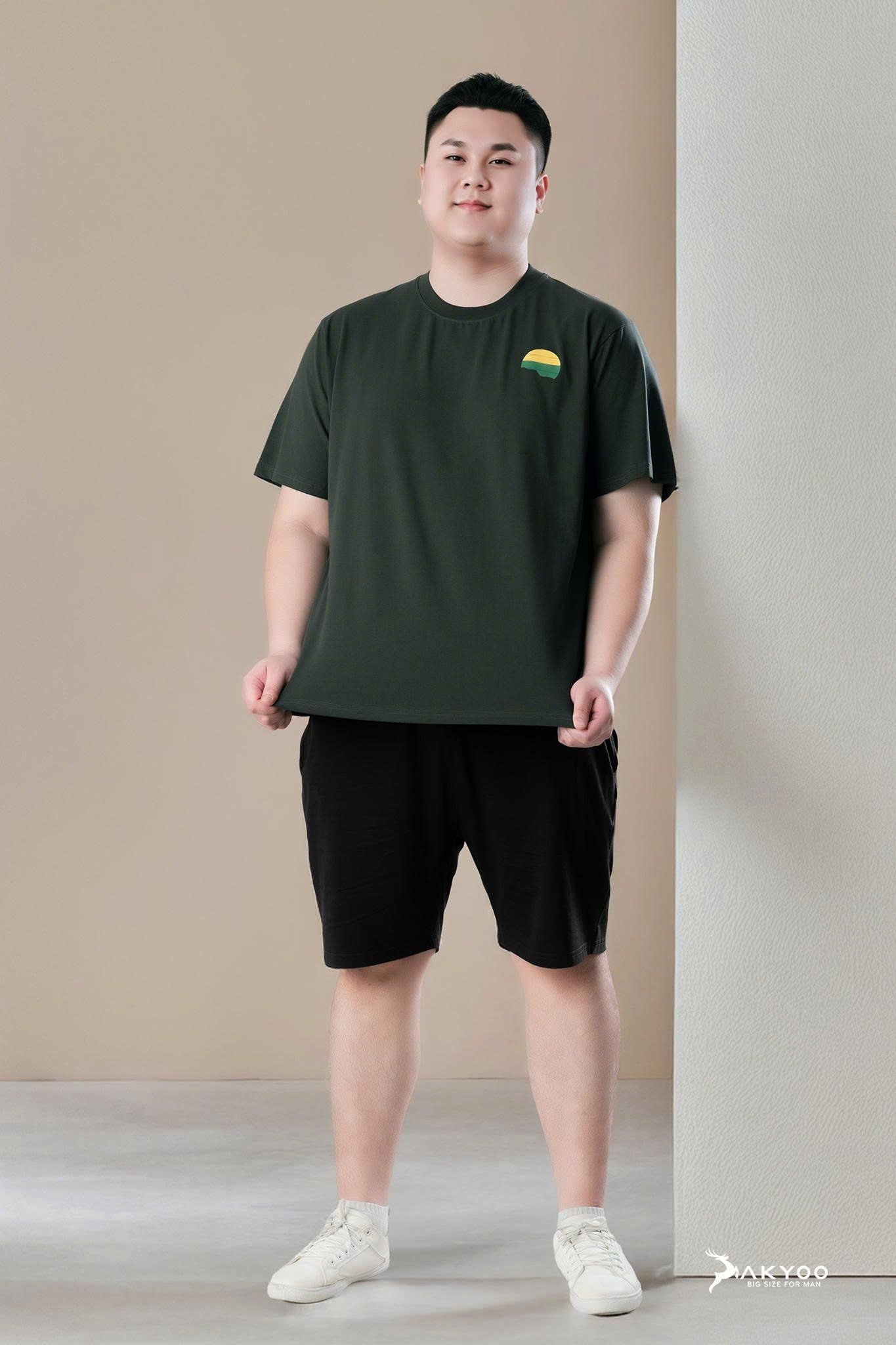 Áo Thun Xám D1 Big Size Nam