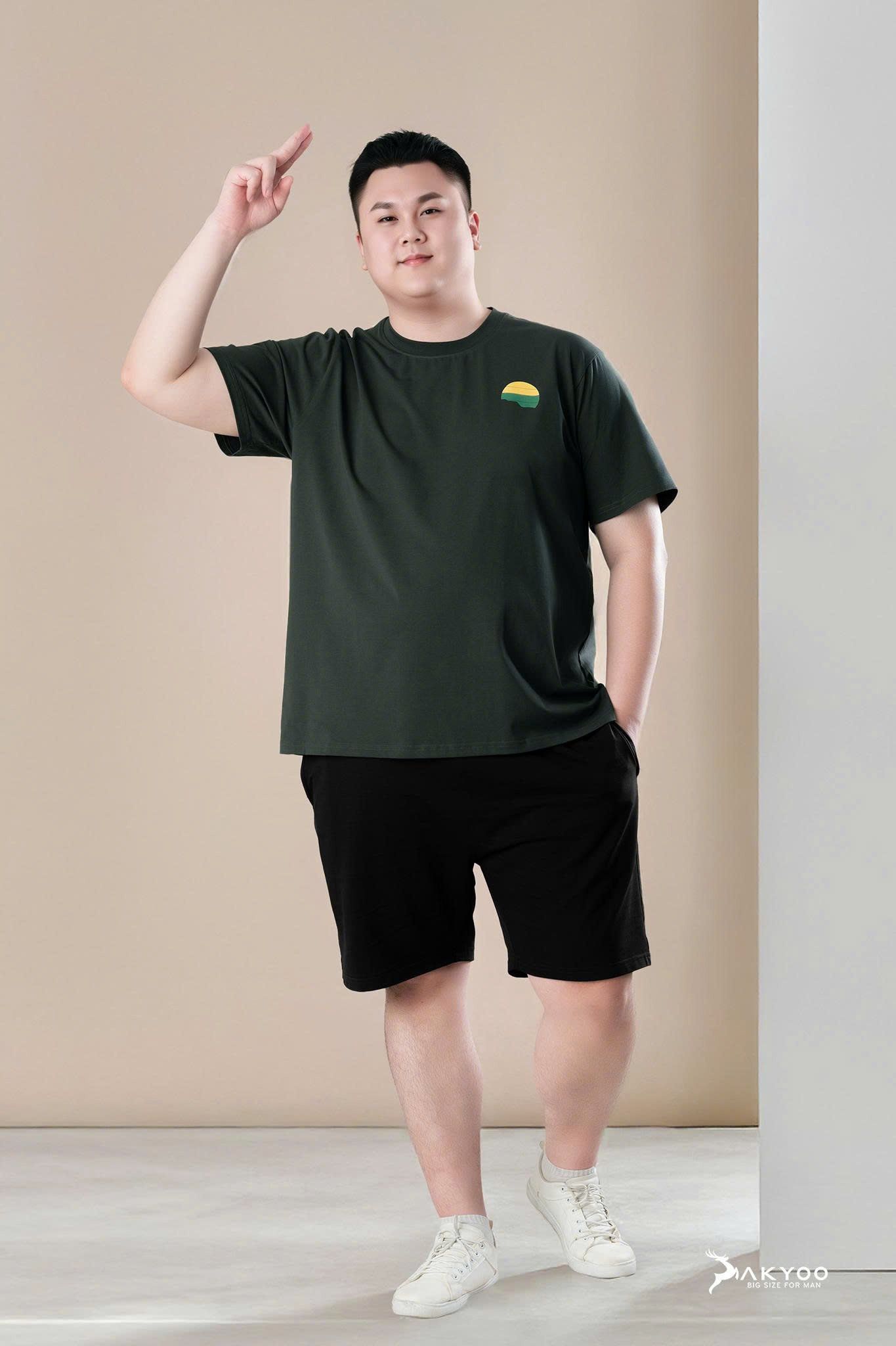 Áo Thun Xám D1 Big Size Nam