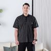 Áo Polo Đen Kẻ Big Size Nam