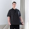 Áo Polo Đen Kẻ Big Size Nam