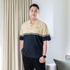 Áo Polo Đen Phối Kem Big Size Nam