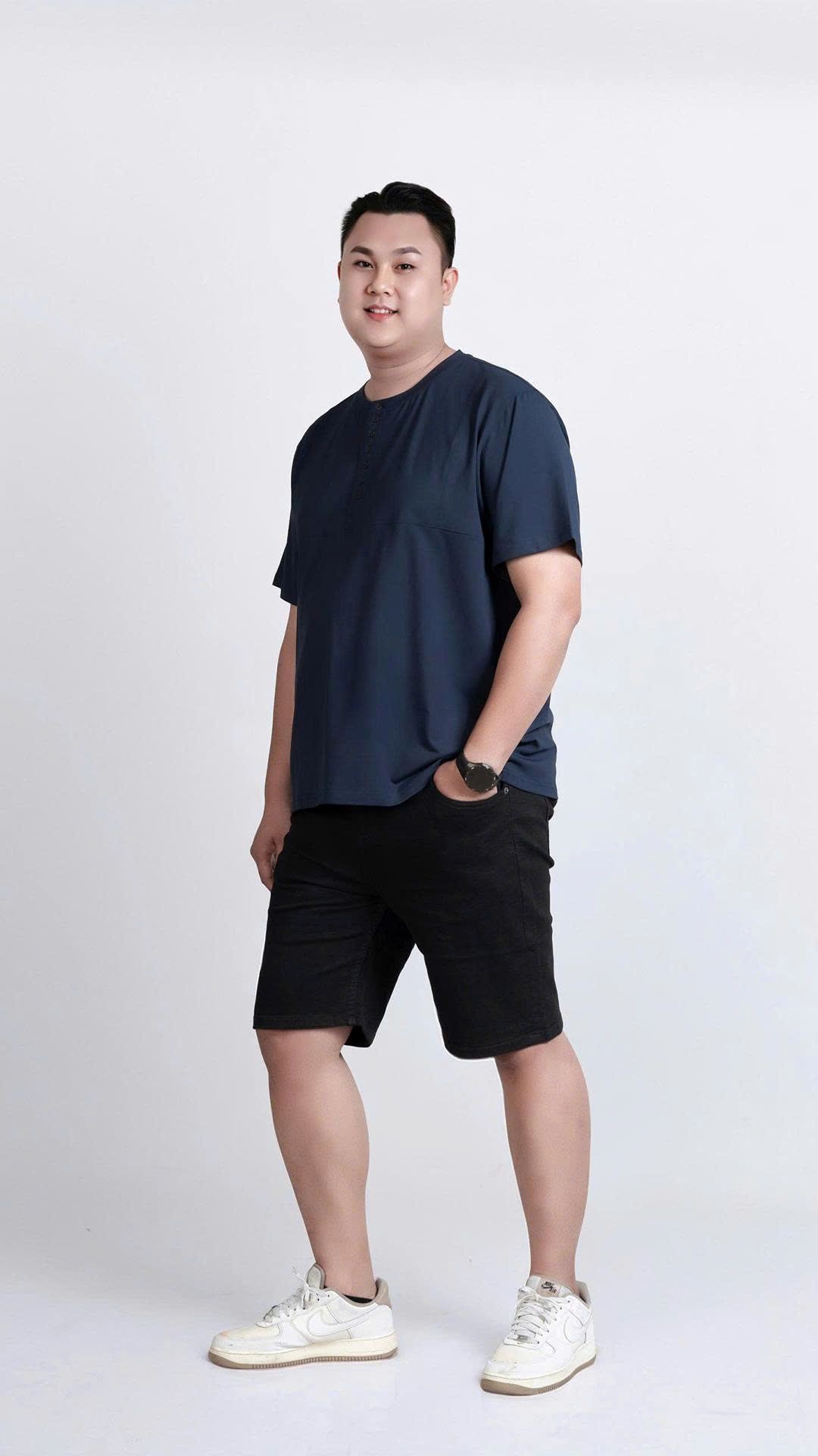 Áo Thun Xanh Đen Big Size Nam