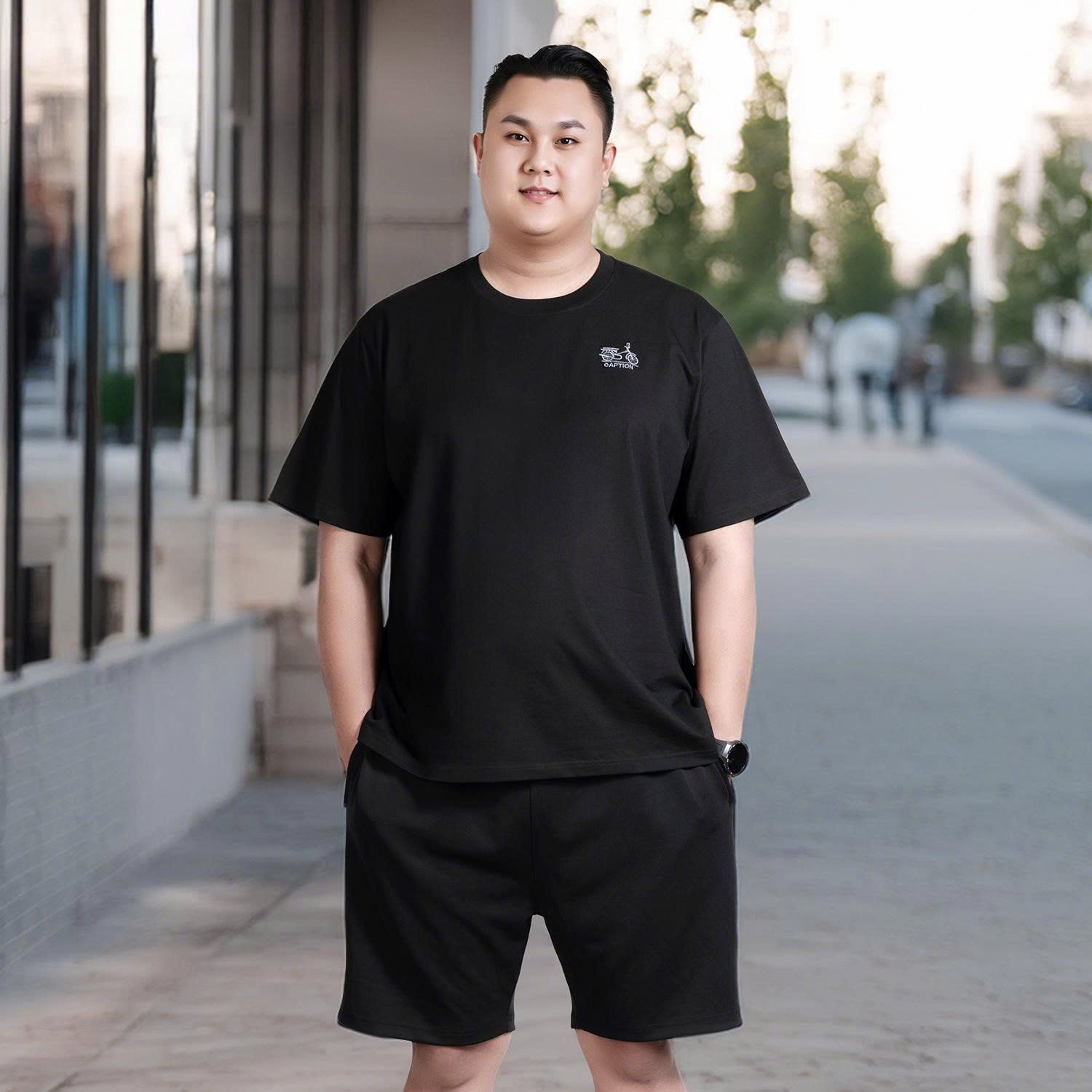 Áo Thun Đen D3 Big Size Nam