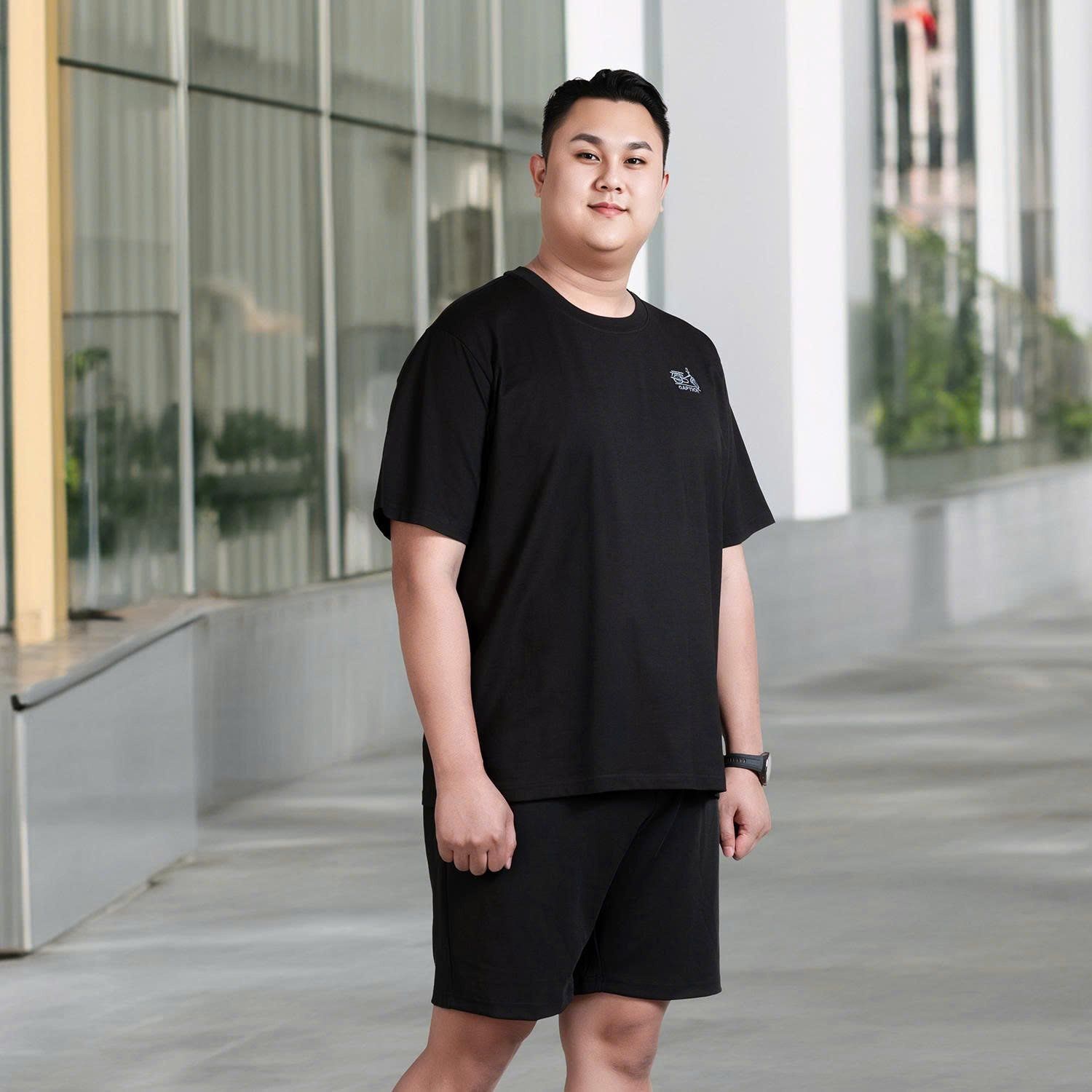 Áo Thun Đen D3 Big Size Nam