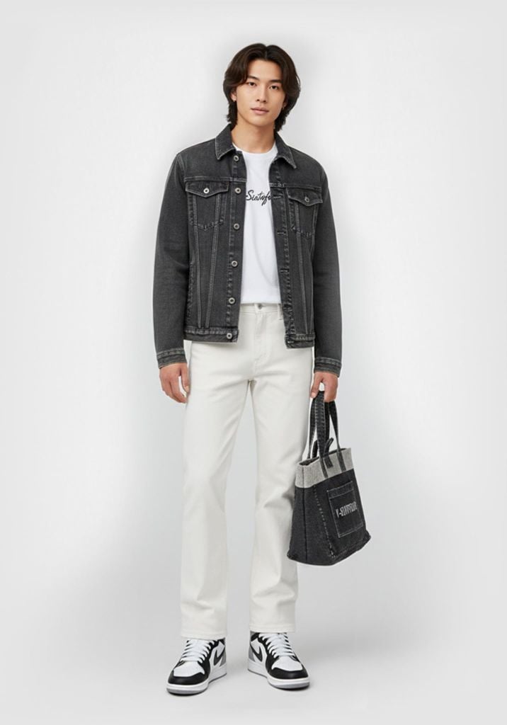 ÁO KHOÁC NAM MÀU XÁM KHÓI TYPE 3 - 125MD3044F1