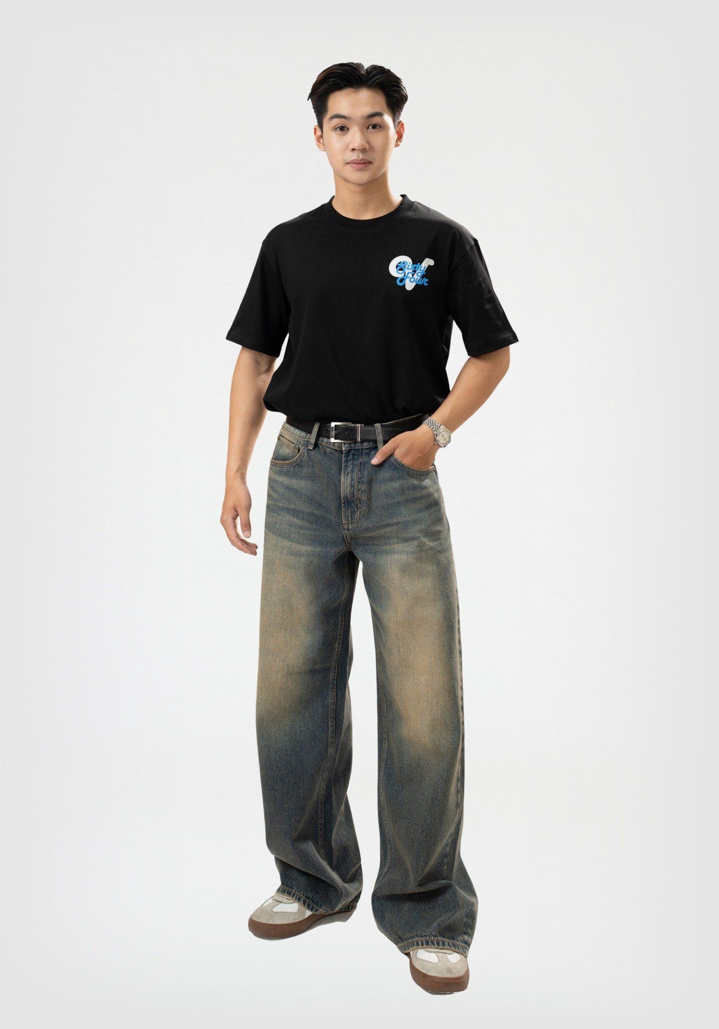 QUẦN DÀI NAM DENIM  MÀU VINTAGE FORM RELAX - 125MD3080F2