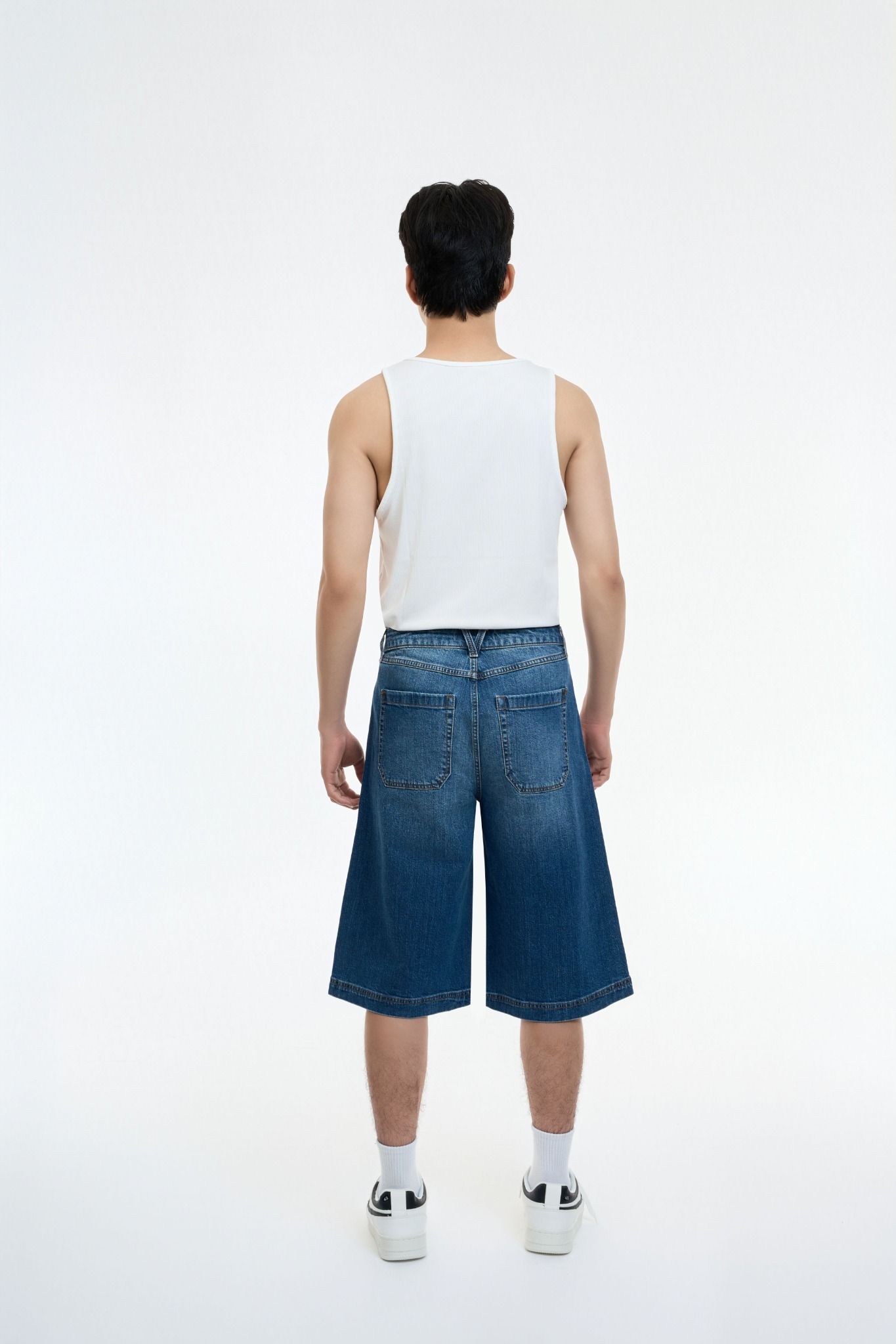 QUẦN SHORTS NAM DOUBLE NEE FORM RỘNG - 125MD3104F1