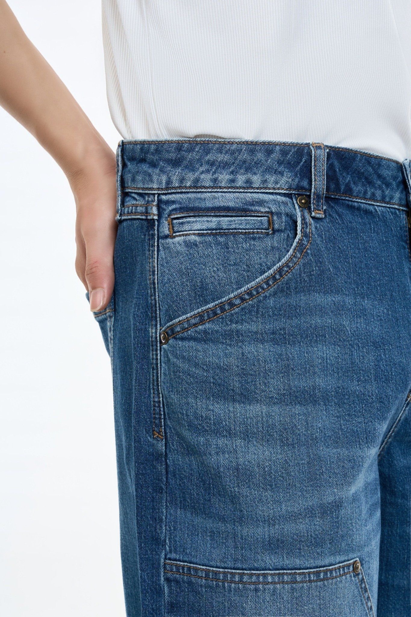 QUẦN SHORTS NAM DOUBLE NEE FORM RỘNG - 125MD3104F1