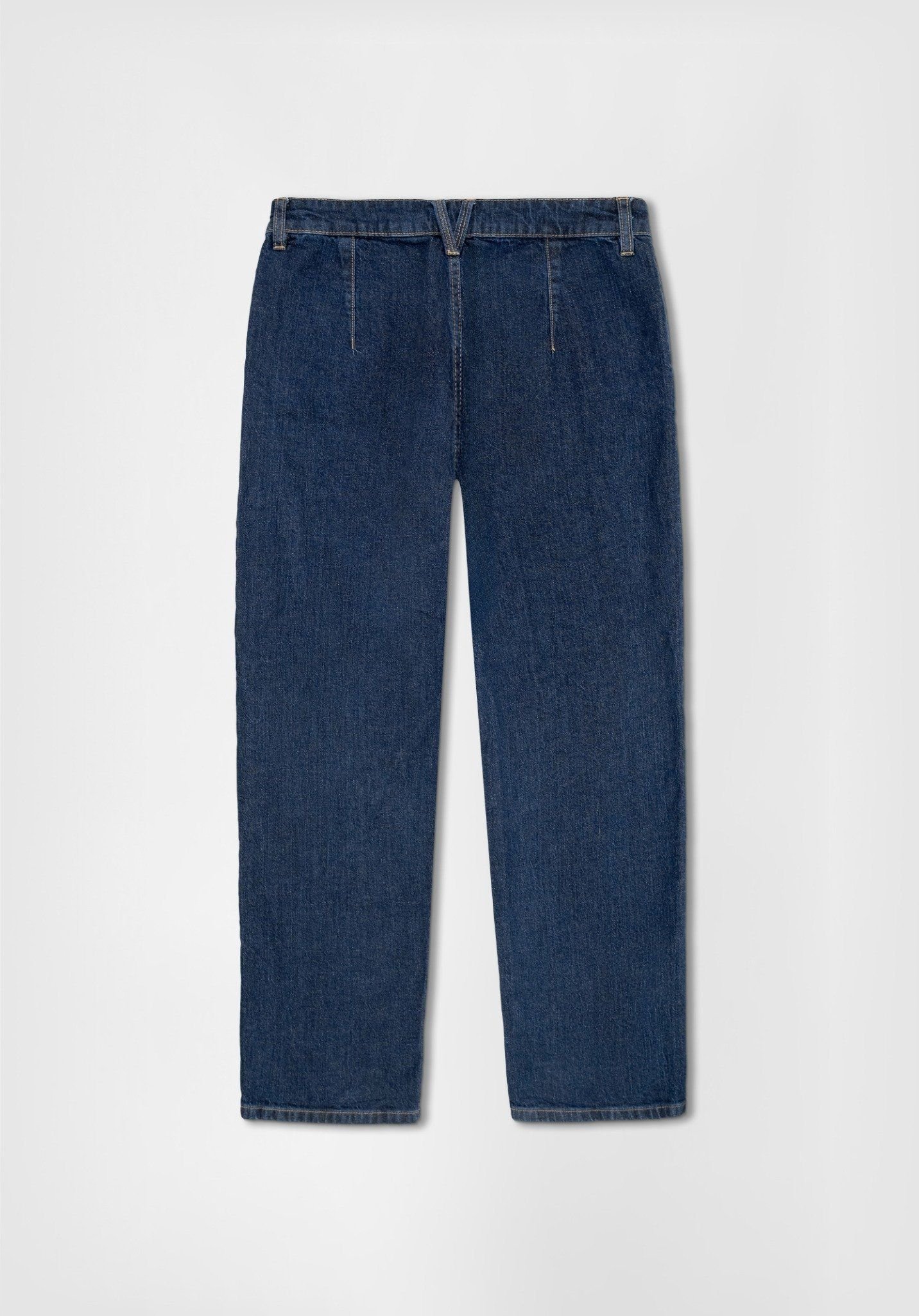 QUẦN DÀI NAM  DARK BLUE XẾP LY FORM BAGGY (TAILOR DENIM) - 125MD4089B1