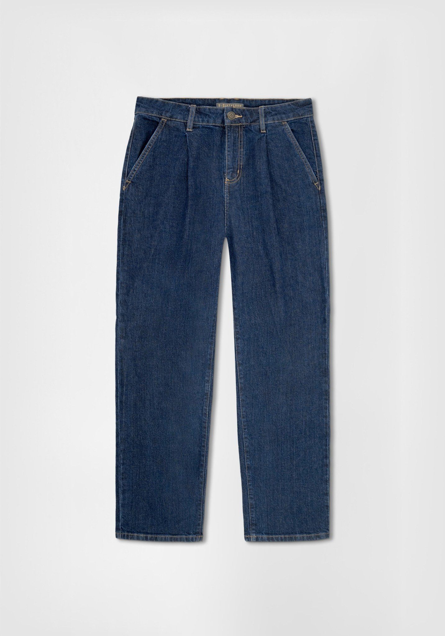 QUẦN DÀI NAM  DARK BLUE XẾP LY FORM BAGGY (TAILOR DENIM) - 125MD4089B1