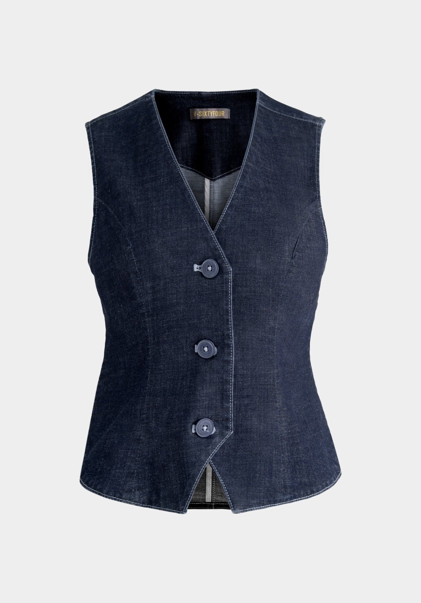 ÁO KHOÁC GILET DENIM RINSE BLUE GILE  (TAILOR DENIM) - 125WD2015F1