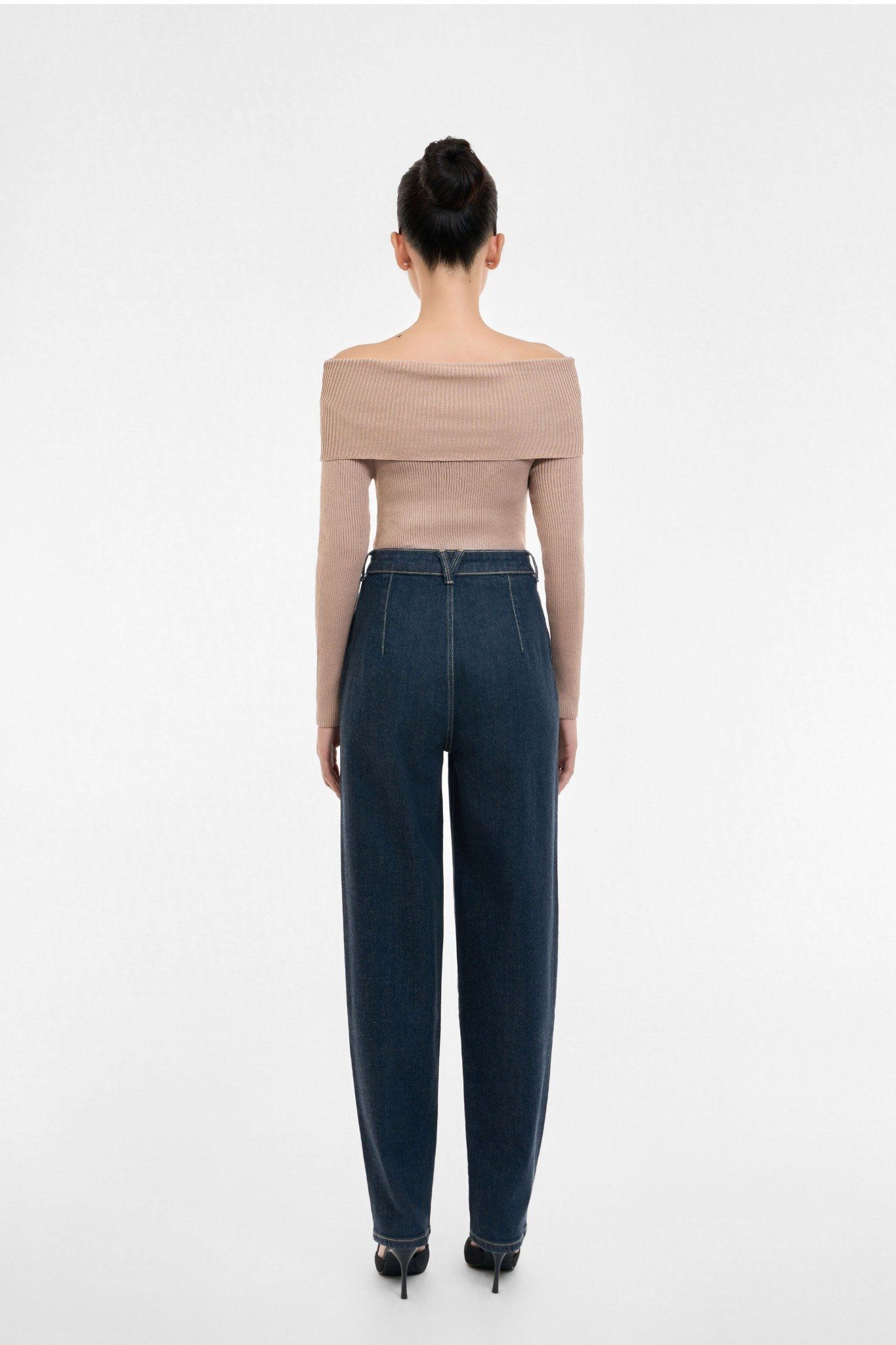 QUẦN DÀI NỮ DENIM RINSE BLUE FORM BAGGY (TAILOR DENIM) - 125WD2089B1