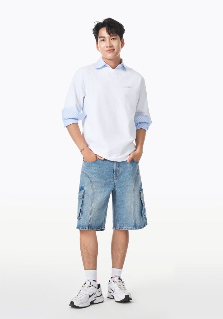 ÁO THUN NAM FORM OVERSIZE MÀU TRẮNG - 126MN3023F1