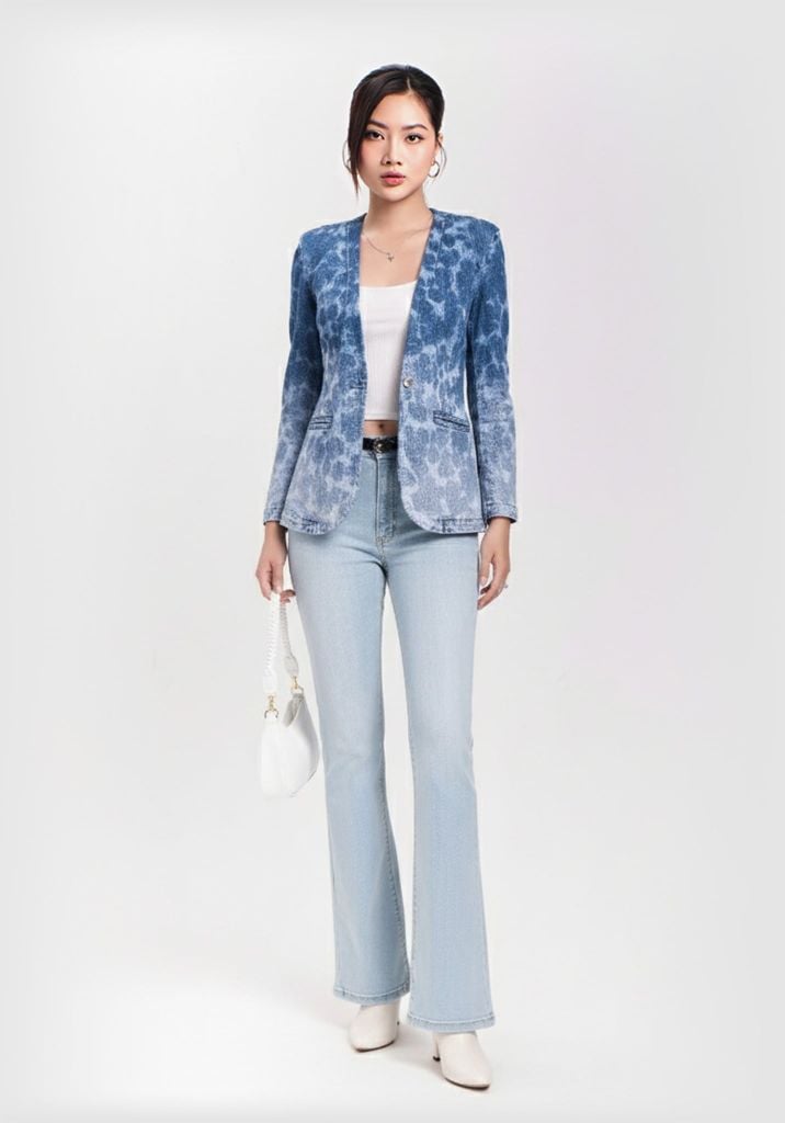 Áo Vest Nữ Dáng Ôm Tay Dài. Women's Slim Fit Long Sleeve Vest - 223WD2071A1