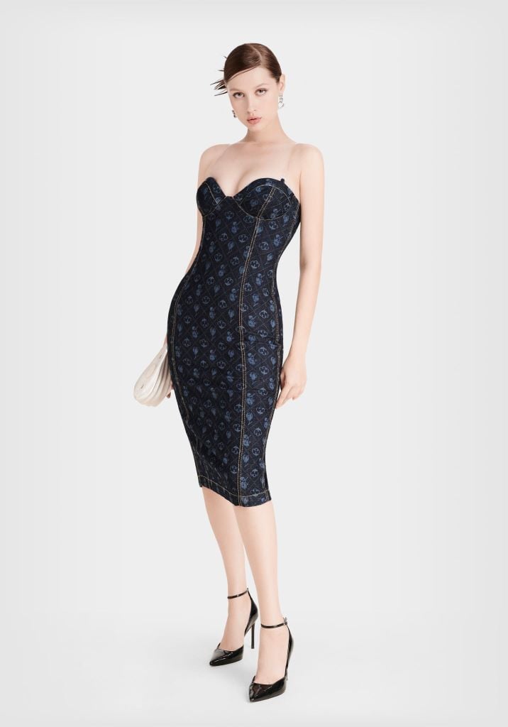 Đầm Denim Nữ Cúp Ngực Dáng Ôm - Women's Slim Fit Denim Dress - 223WD2127F1