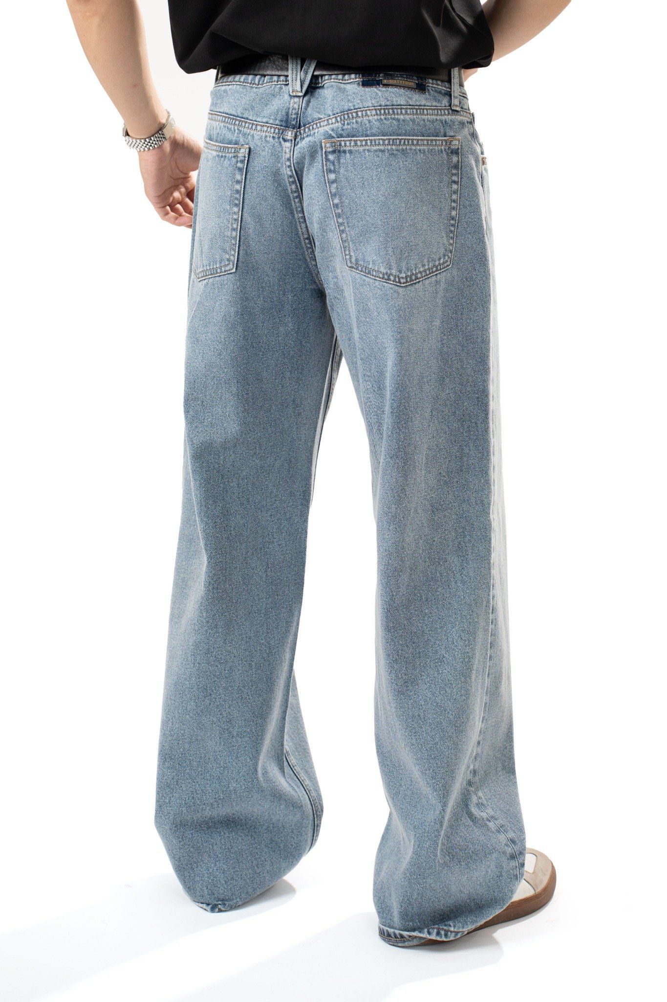 QUẦN DÀI NAM DENIM LIGHT BLUE FORM RELAX - 224MD3080F2
