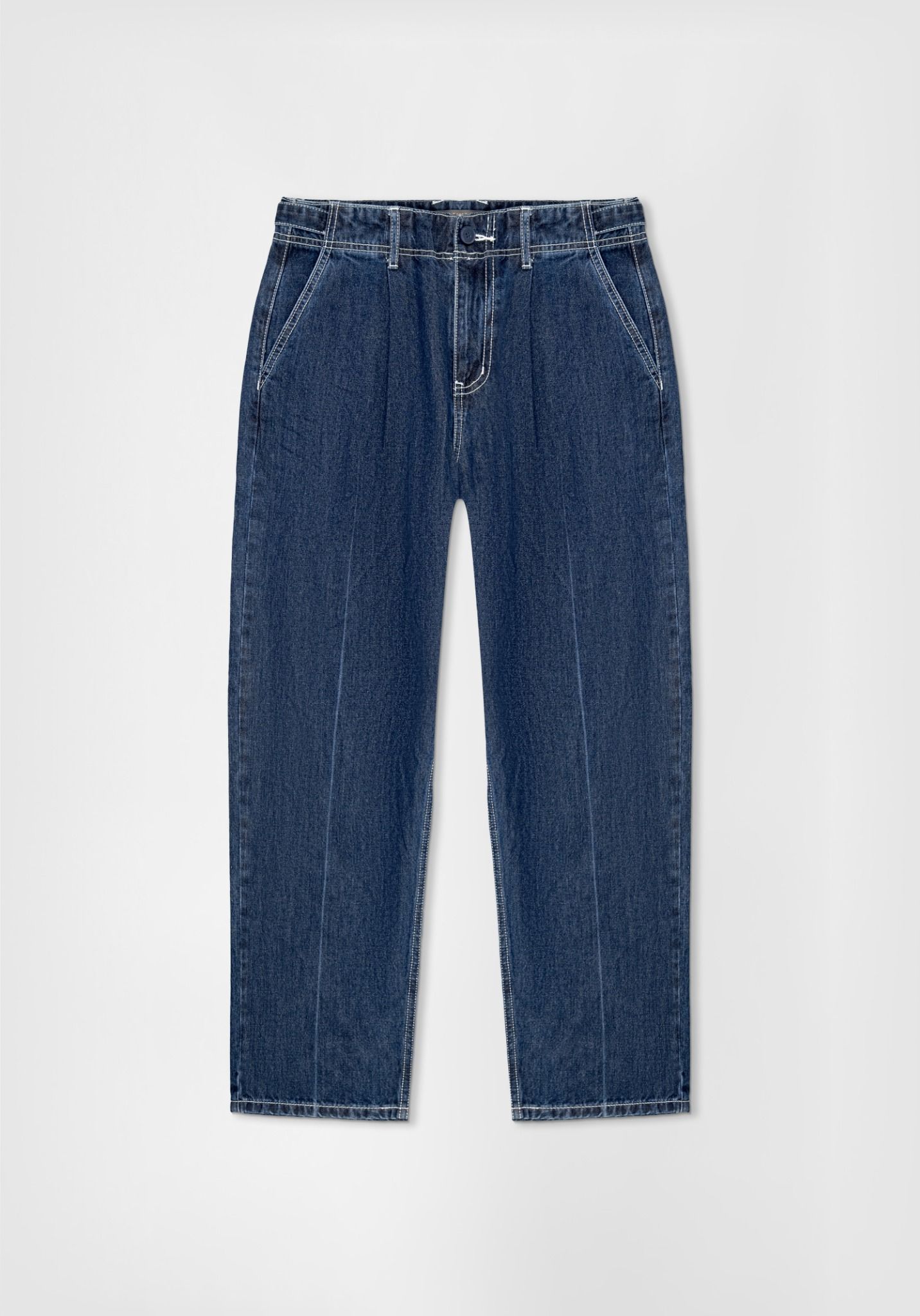QUẦN DÀI NAM DENIM DARK BLUE LASER LY FORM BAGGY (TAILOR DENIM) - 224MD3089F2