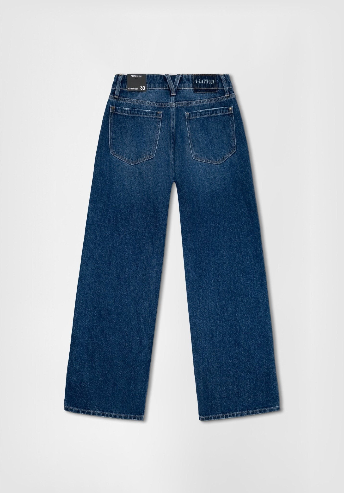 QUẦN DÀI NAM DENIM 3 MÀU LIGHT-MED-DARK BLUE FORM STRAIGHT - 224MD4083B1