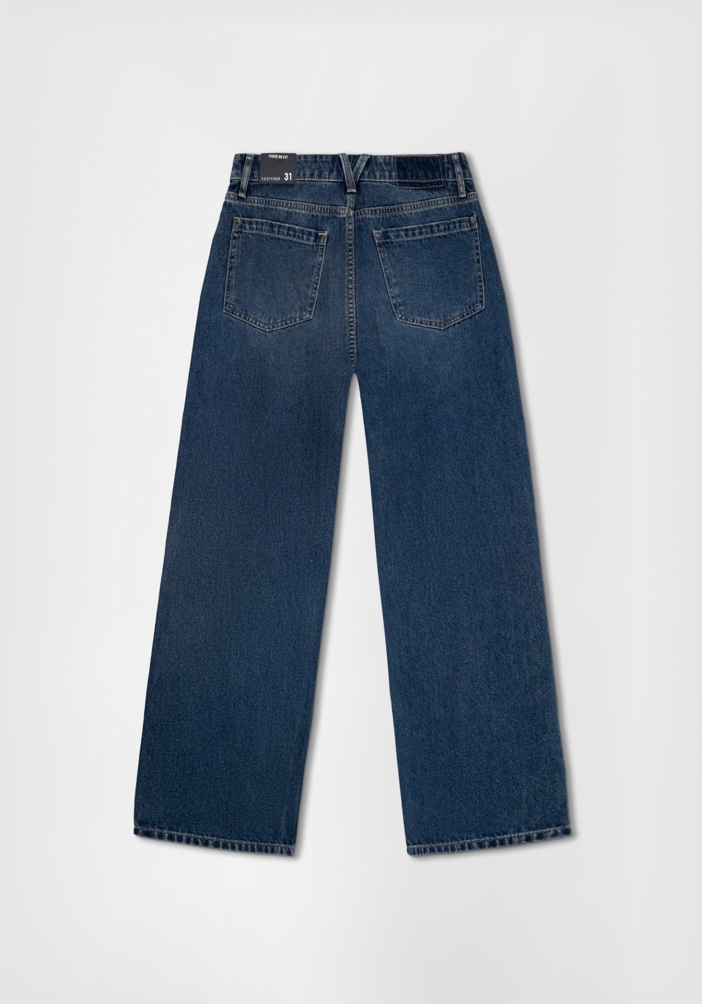 QUẦN DÀI NAM DENIM 3 MÀU LIGHT-MED-DARK BLUE FORM STRAIGHT - 224MD4083B1