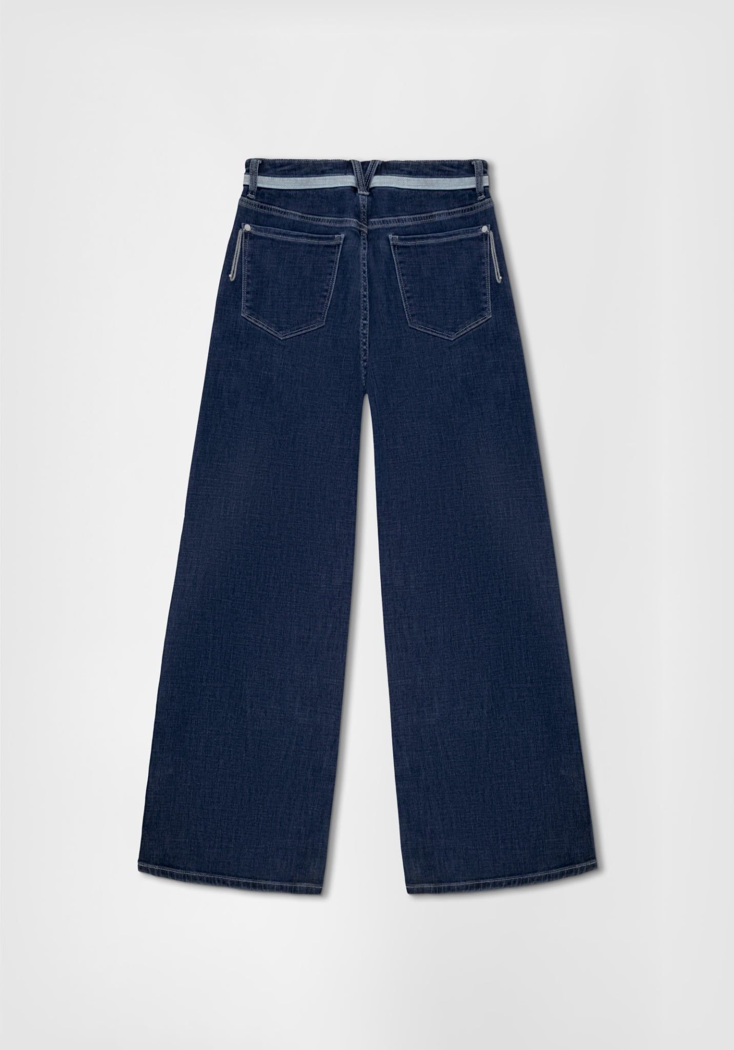 QUẦN DÀI NỮ DENIM RINSE BLUE PHONG CÁCH THỦY QUÂN FORM WIDE LEG - 224WD1085F1