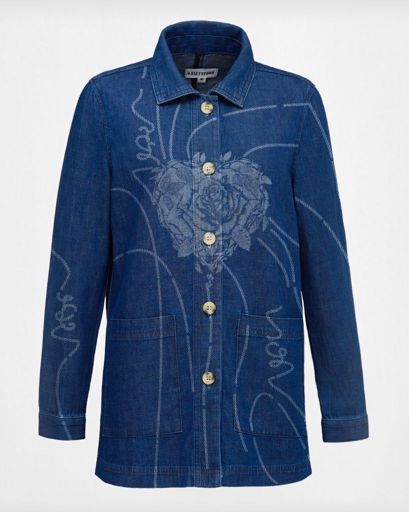 ÁO DENIM NỮ STREET STYLE - 224WD2044B9