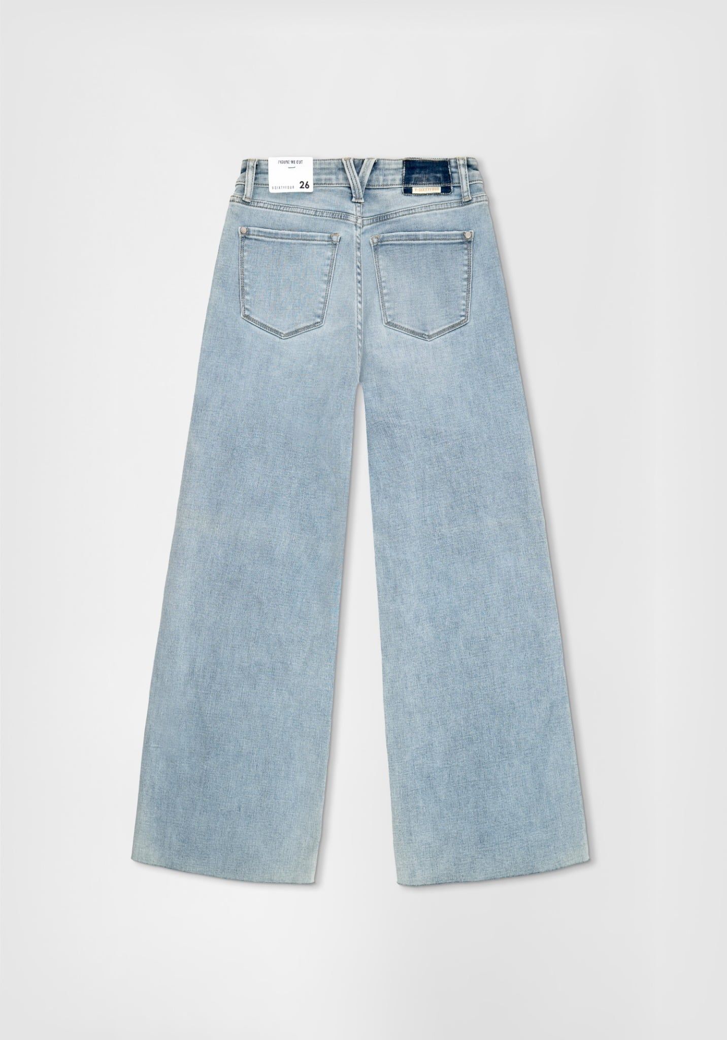 QUẦN DÀI NỮ DENIM LIGHT BLUE FORM WIDE LEG - 224WD2085B1