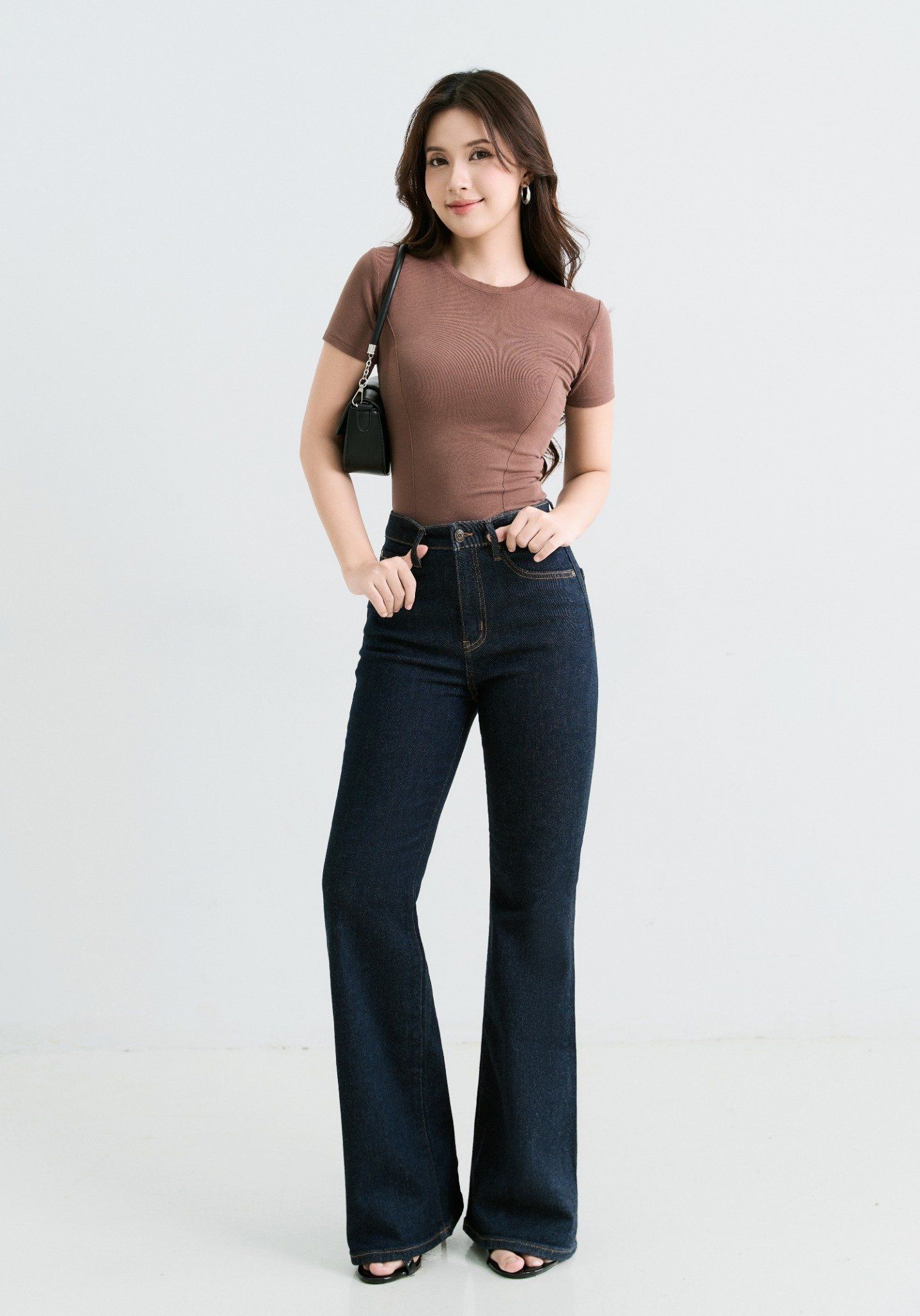 QUẦN DÀI NỮ DENIM FORM FLARED - 225WD2084B1