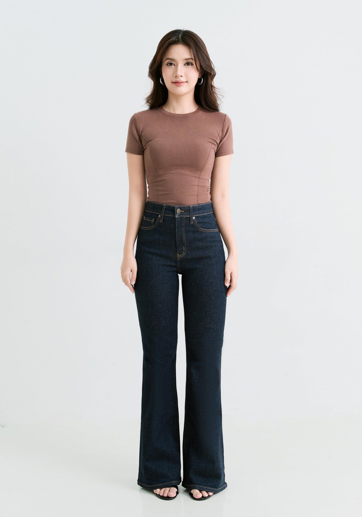 QUẦN DÀI NỮ DENIM FORM FLARED - 225WD2084B1