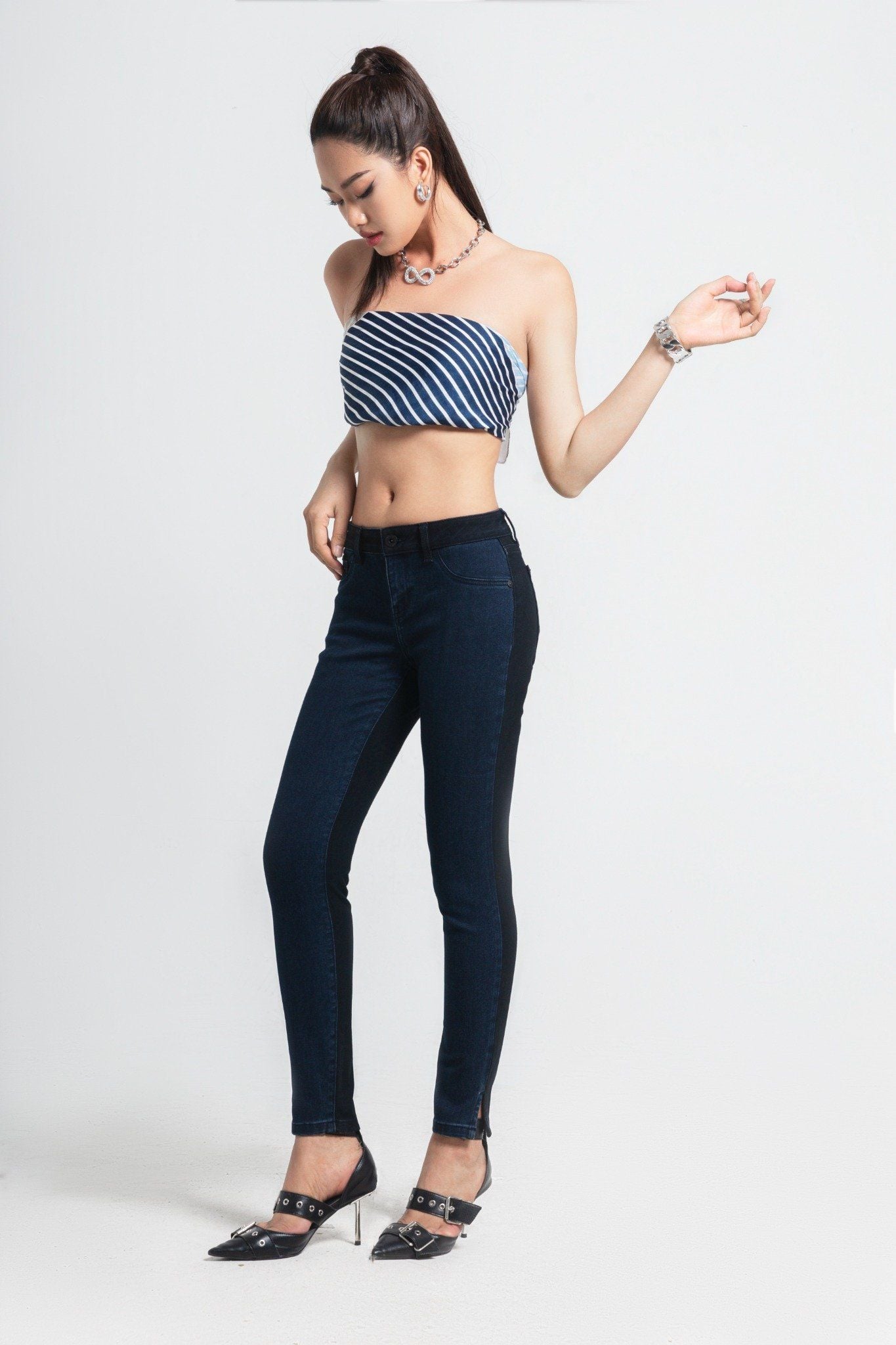 Quần jeans nữ dáng skinny - 120WD2081F2