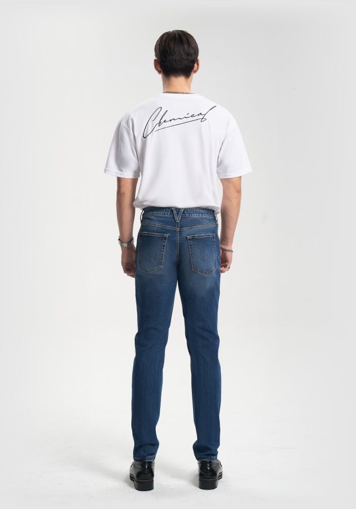 Quần Jeans Nam Dáng Slim Fit Safe Water. Slim Fit Safe Water Men's Jeans - 222MD3082F2