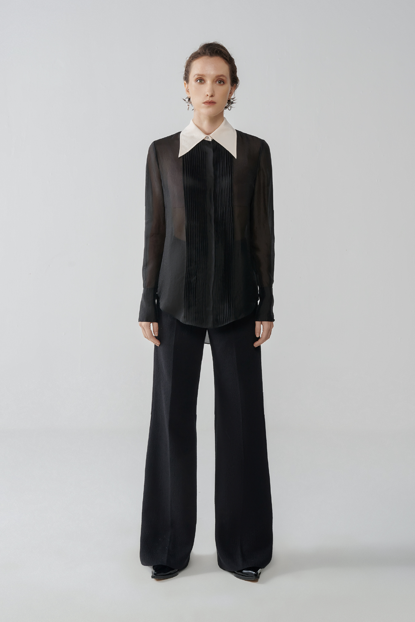  LAURIE HIGH WAISTED WIDE LEG TROUSERS 