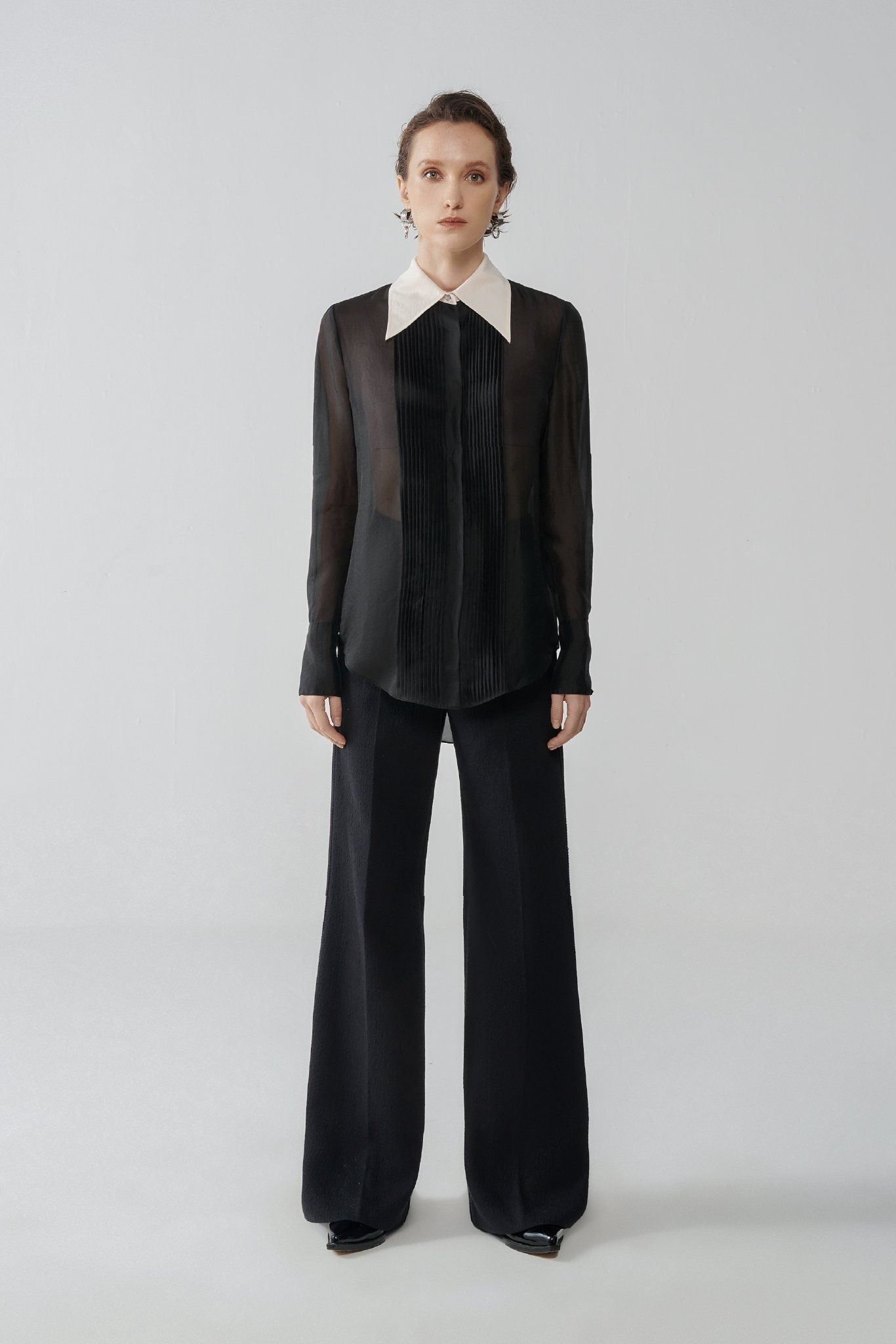 LAURIE HIGH WAISTED WIDE LEG TROUSERS