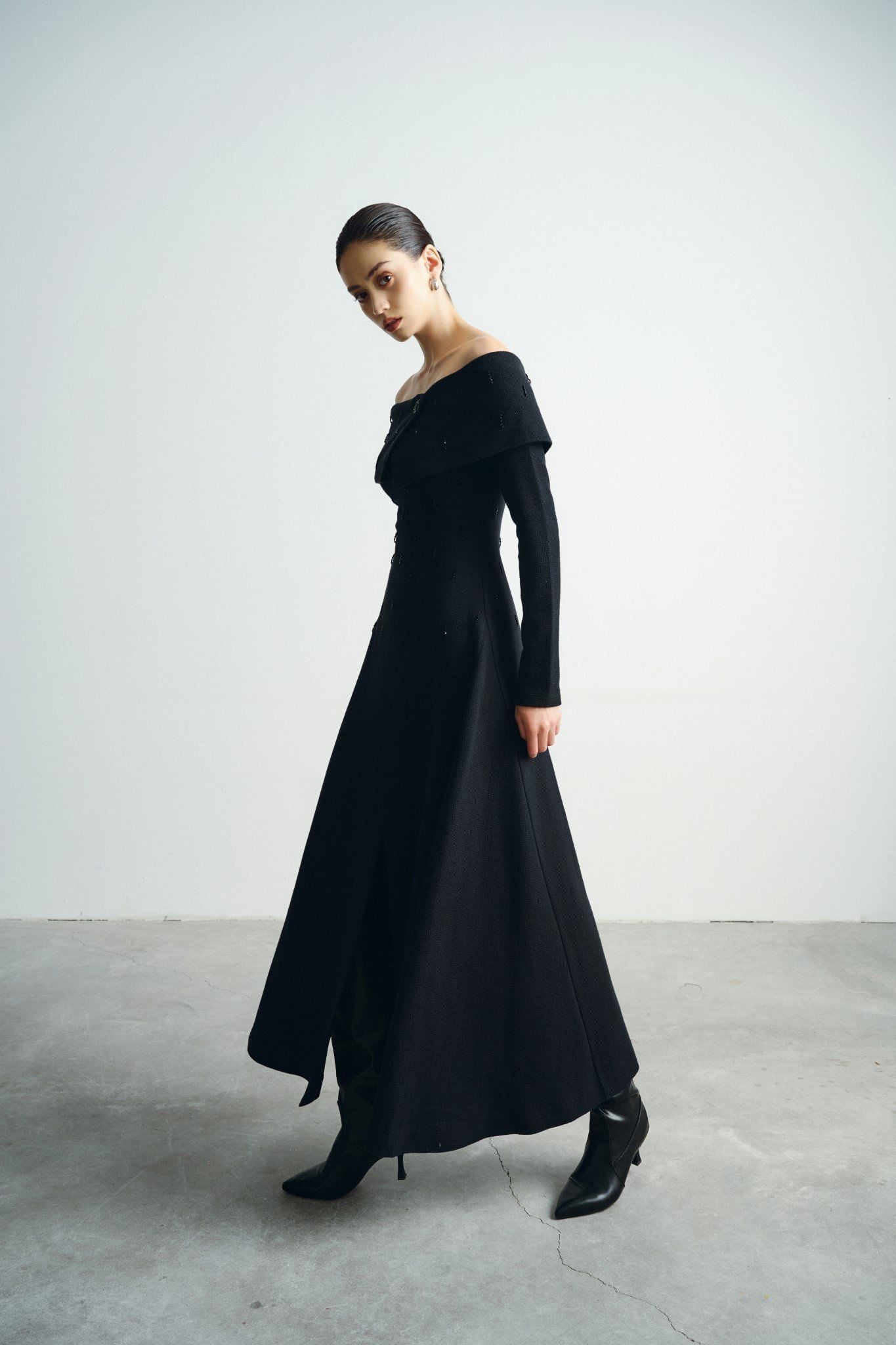 LYNNE OFF THE SHOULDER DRESS