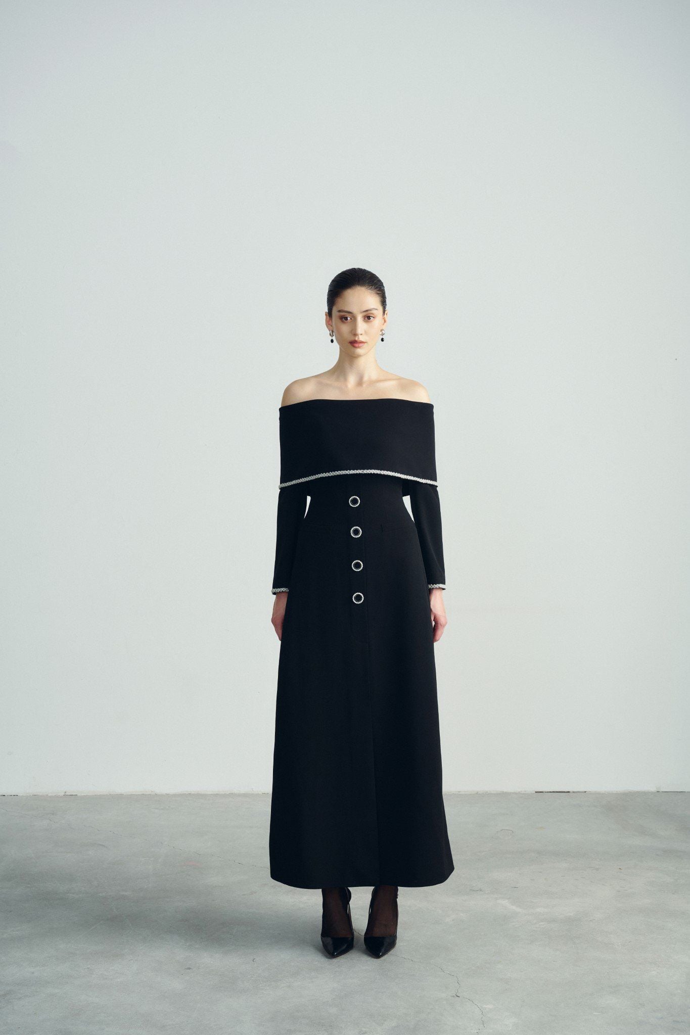 LAYLA OFF THE SHOULDER DRESS