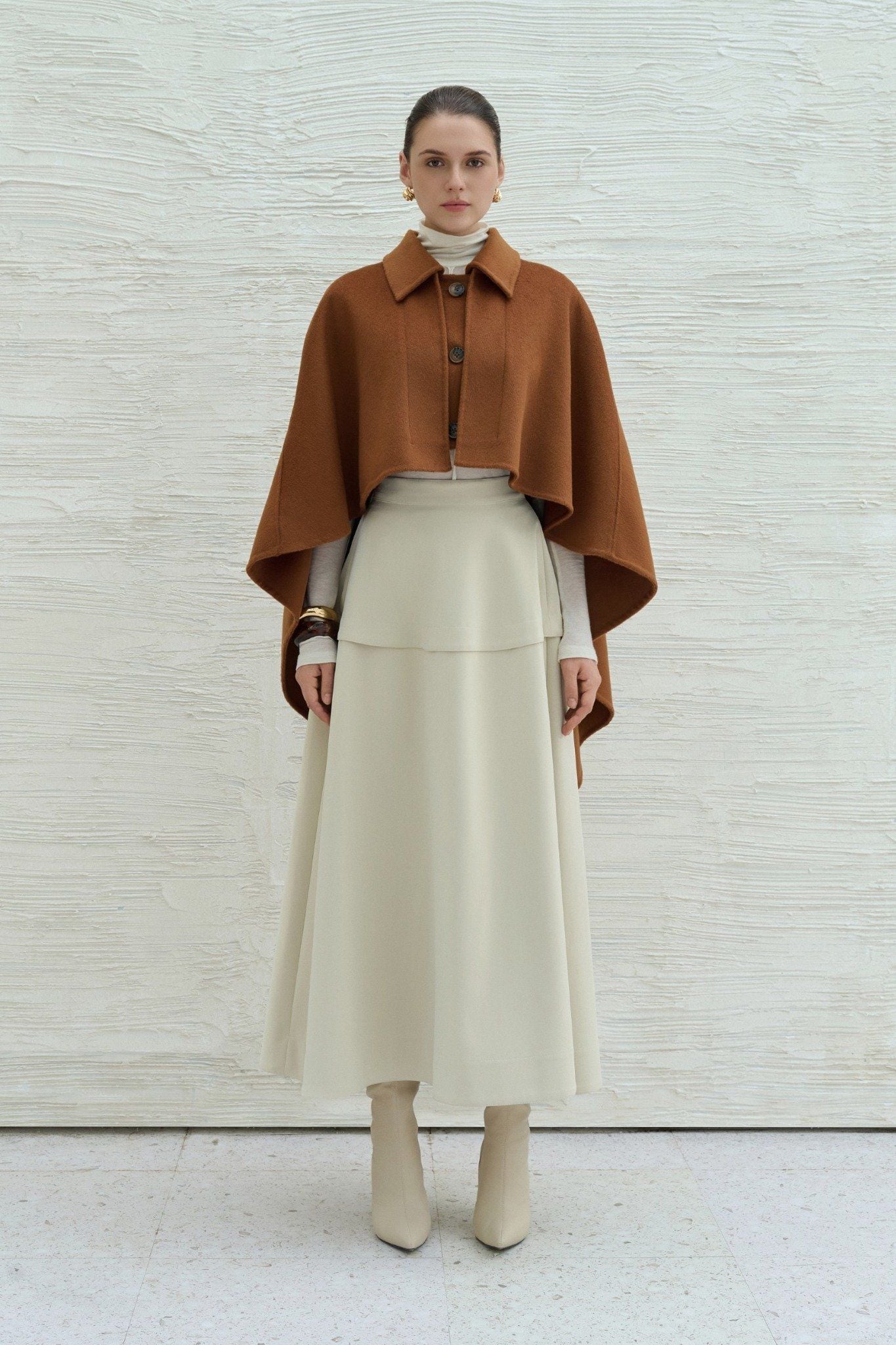 ISLA LEATHER MAXI SKIRT