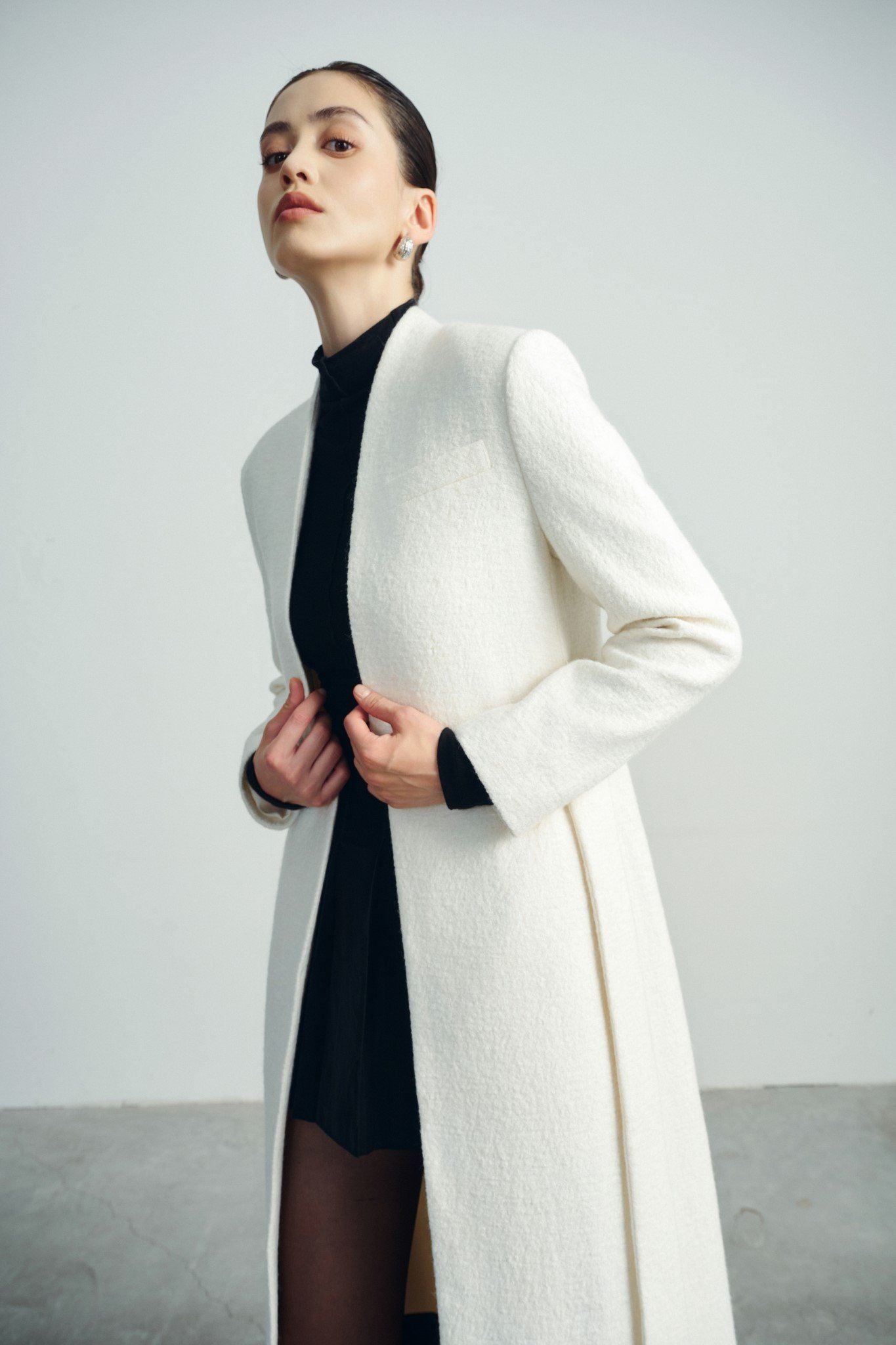 DARIUS PLEATED PANEL SKIRT