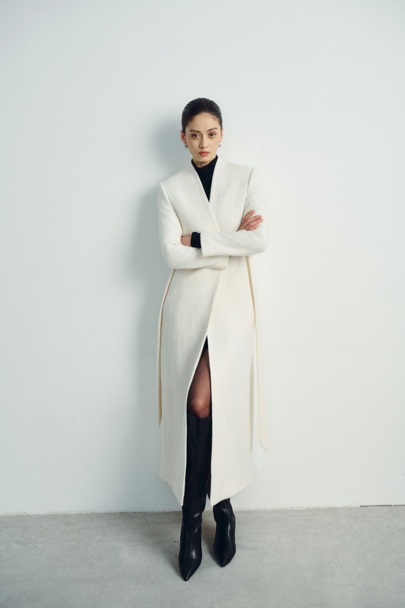 DARIUS PLEATED PANEL SKIRT