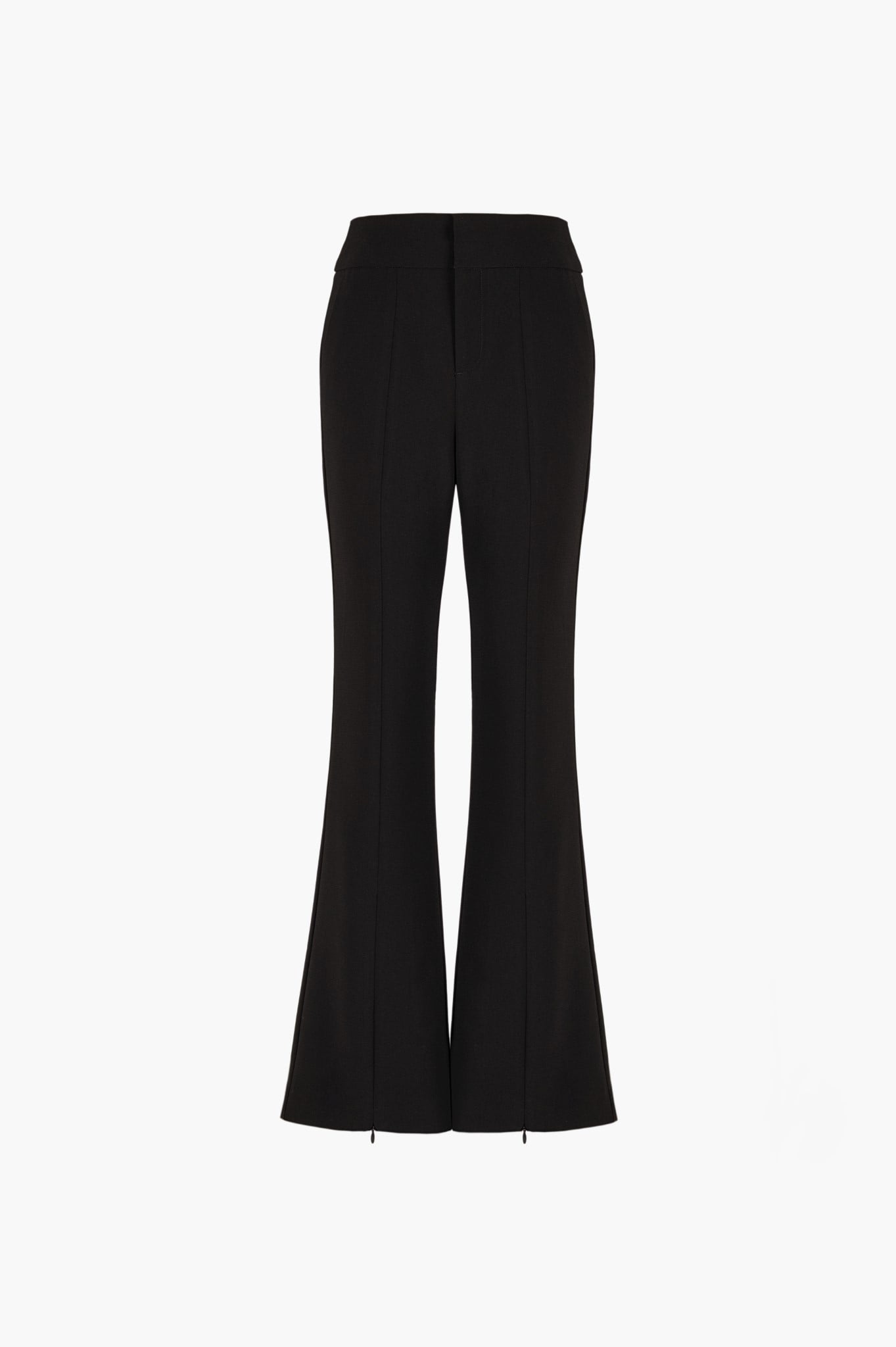  FRONT SLIT STRAIGHT-LEG PANTS 