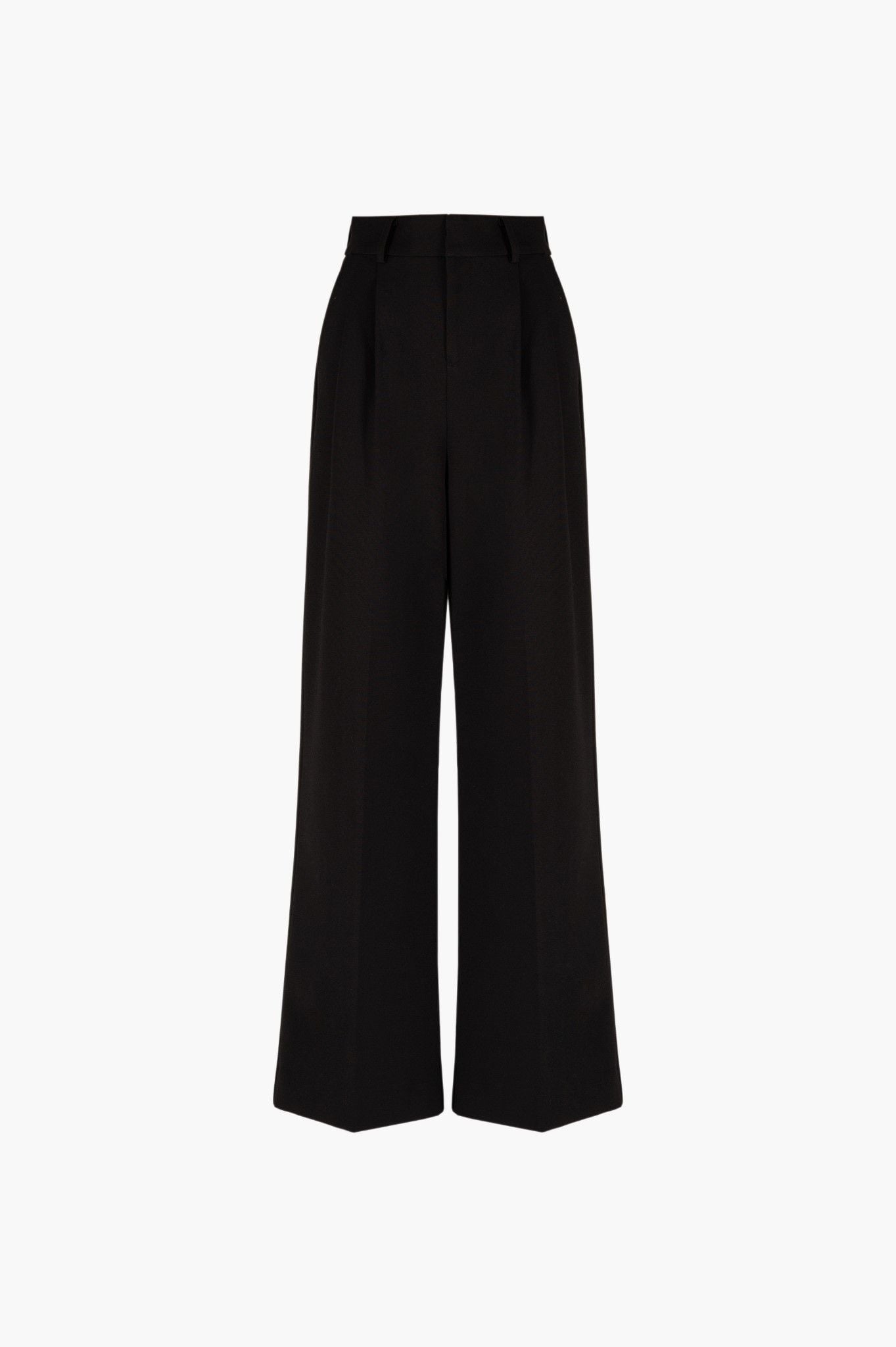 WIDE LEG RAYON PANTS