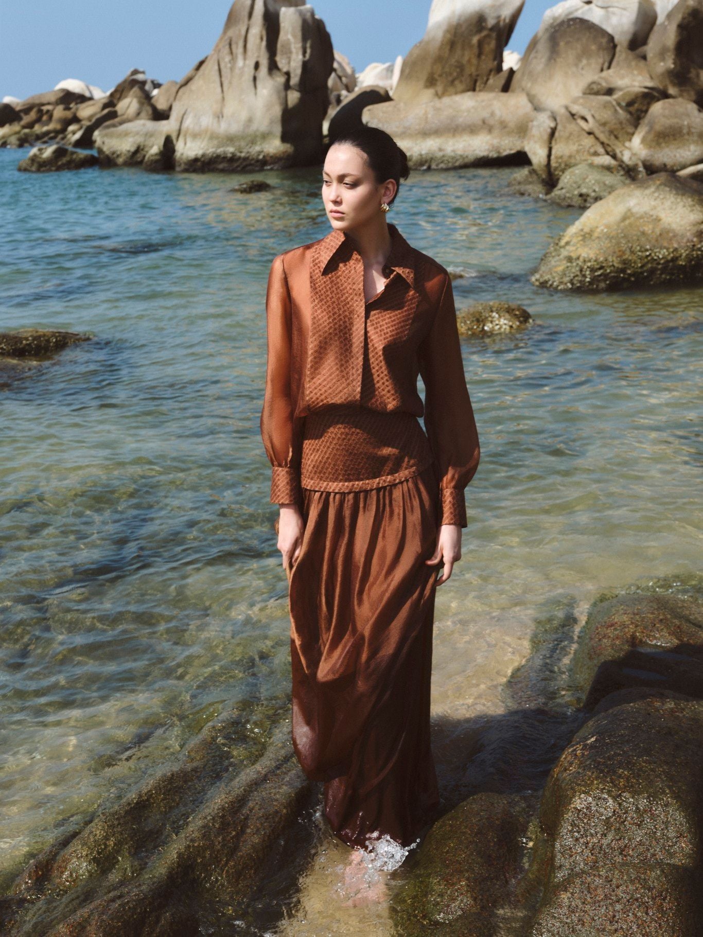 TELLA INTRECCIATO BLOUSE