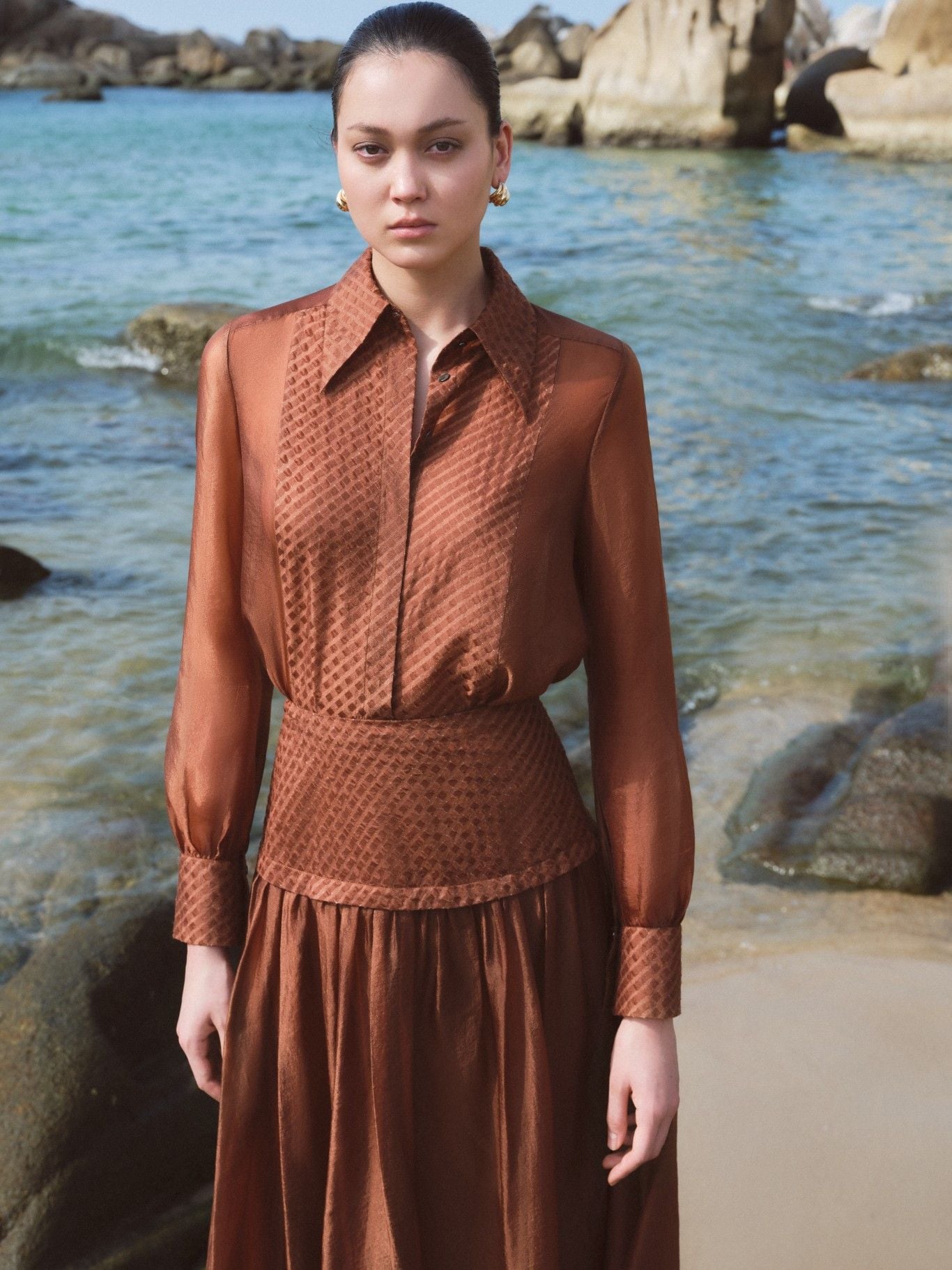 TELLA INTRECCIATO BLOUSE