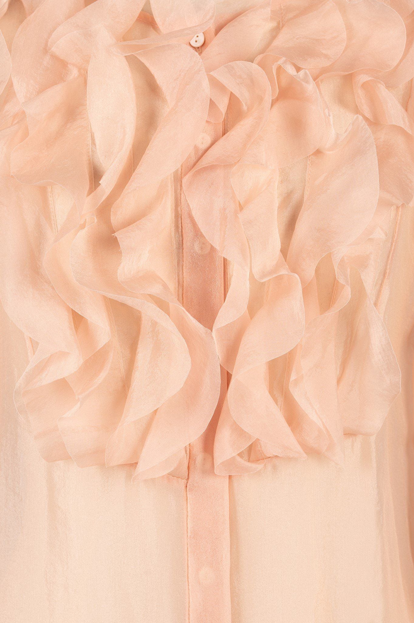 CELINA CASCADE COLLAR BLOUSE